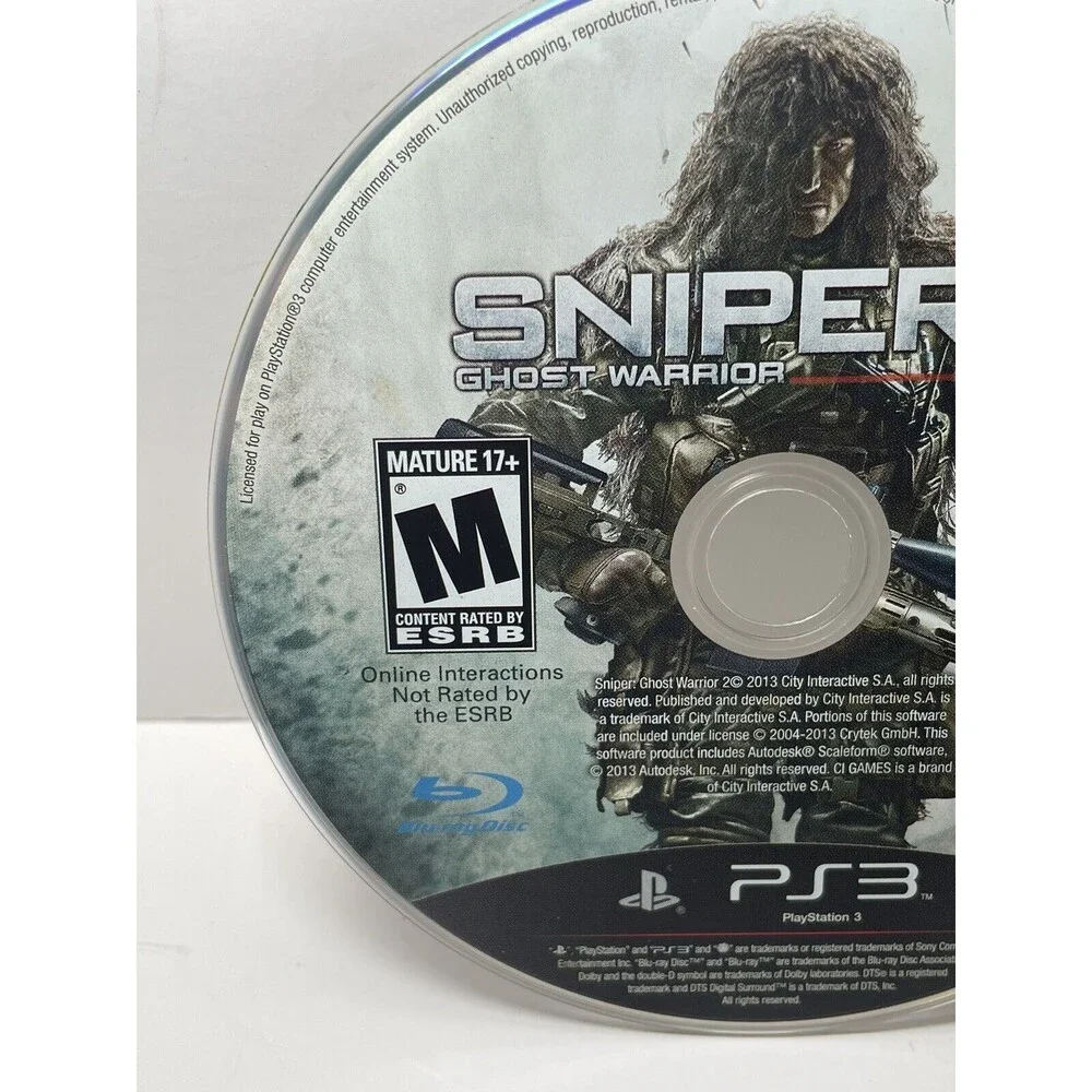 SNIPER 2 GHOST WARRIOR (PLAYSTATION 3, PS3)